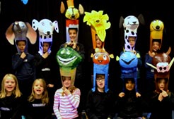 Fotos von unserem Osterferienangebot der OGS an der Schulstra&szlig;e.